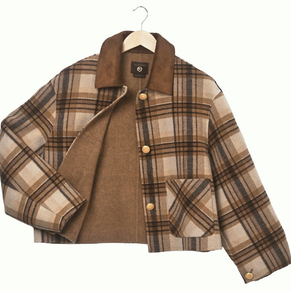 Exclusive Checked Wool Jacket – Adamsbro International