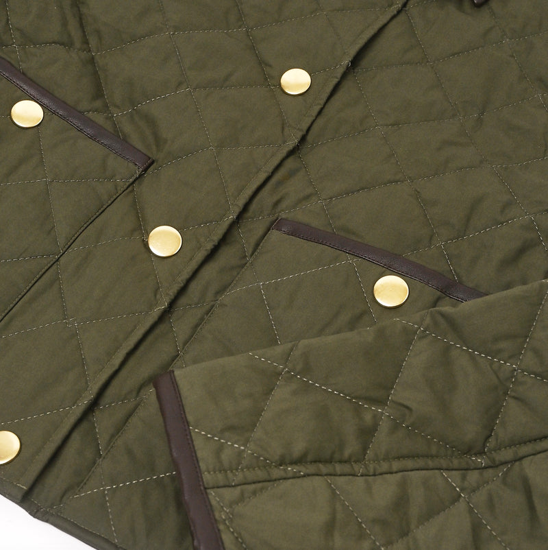 Exclusive Quilted Barn Jacket – Olive