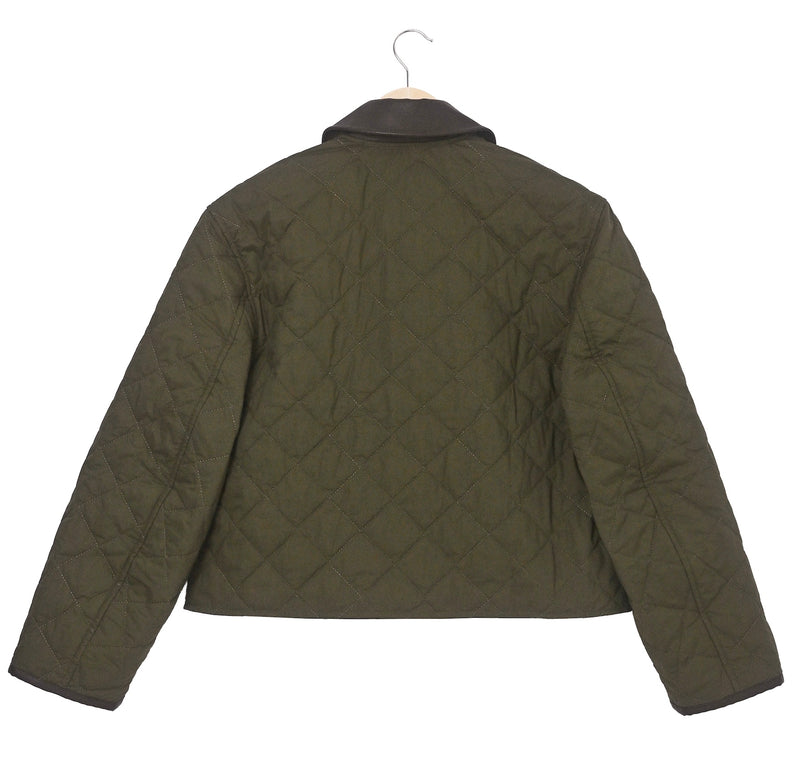 Exclusive Quilted Barn Jacket – Olive