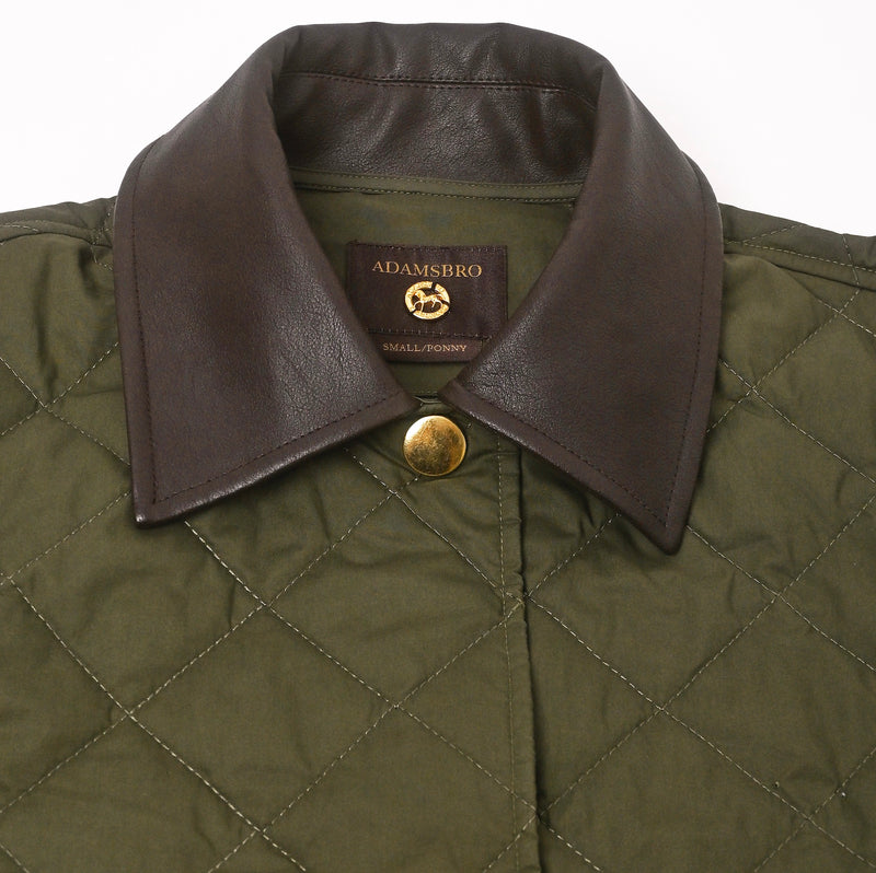 Exclusive Quilted Barn Jacket – Olive