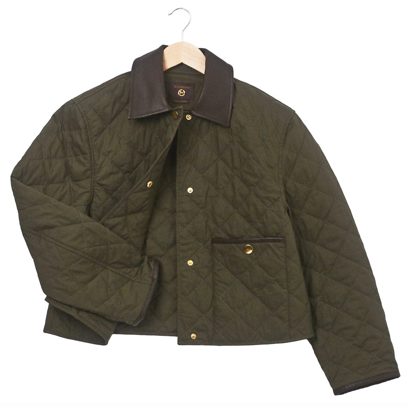 Exclusive Quilted Barn Jacket – Olive
