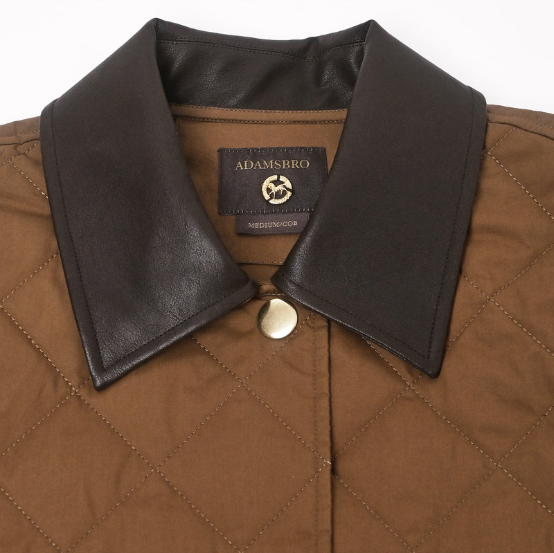 Exclusive Quilted Barn Jacket – Brown