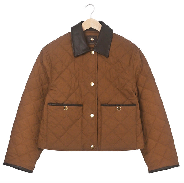 Exclusive Quilted Barn Jacket – Brown