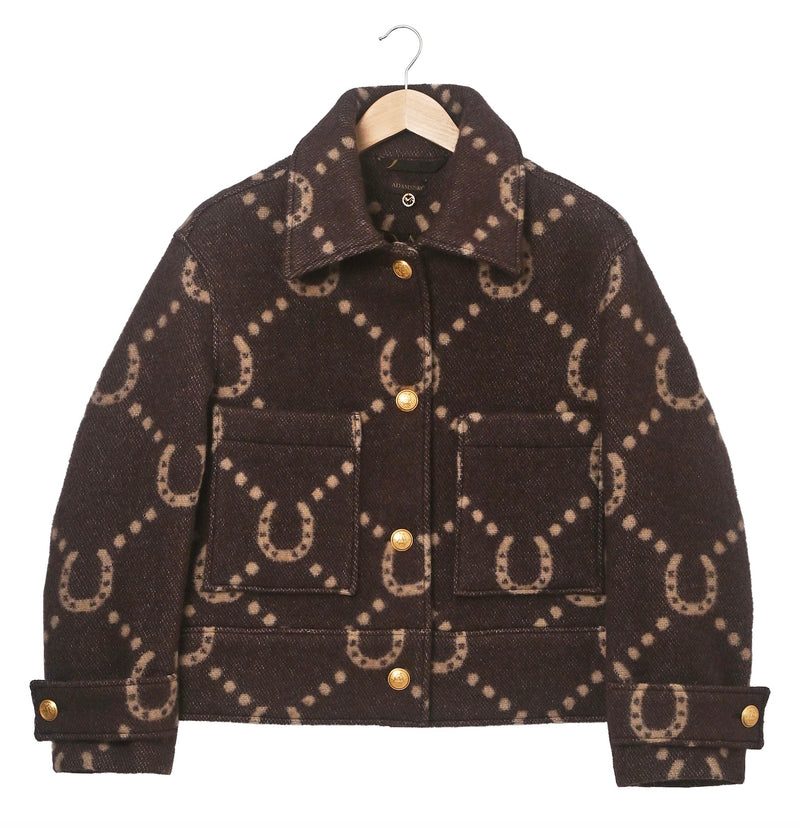Horseshoe Lambswool Blanket Jacket