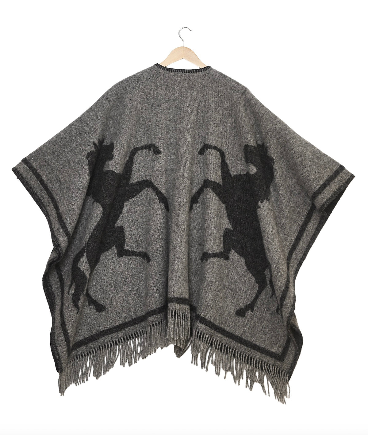 Poncho 100% New Zeeland lambswool