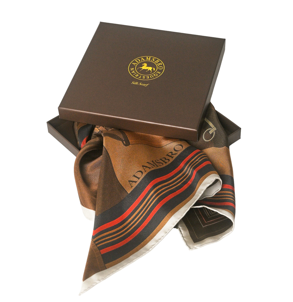 Mulberry Silk Scarf Frame Horse