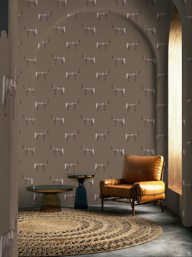 17-09-007-40 Wallpaper Petit Horse MUD
