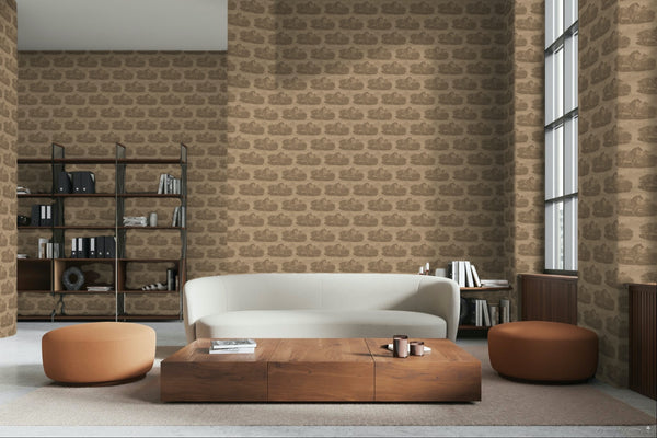 17-09-023-20 Wallpaper Horse Toile Caramel