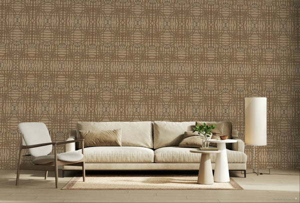 17-09-024-20 Wallpaper Bridle Caramel