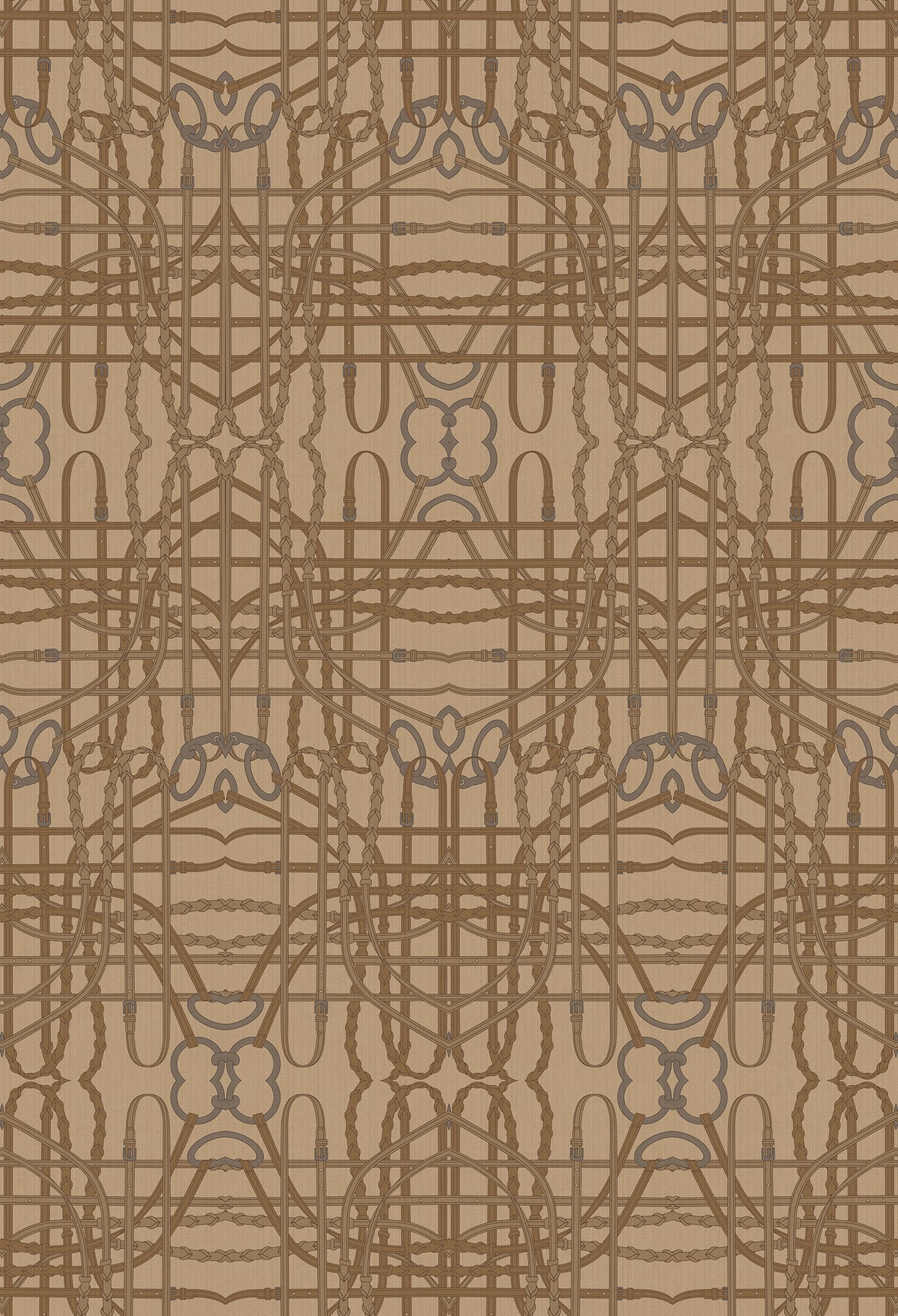 17-09-024-20 Wallpaper Bridle Caramel