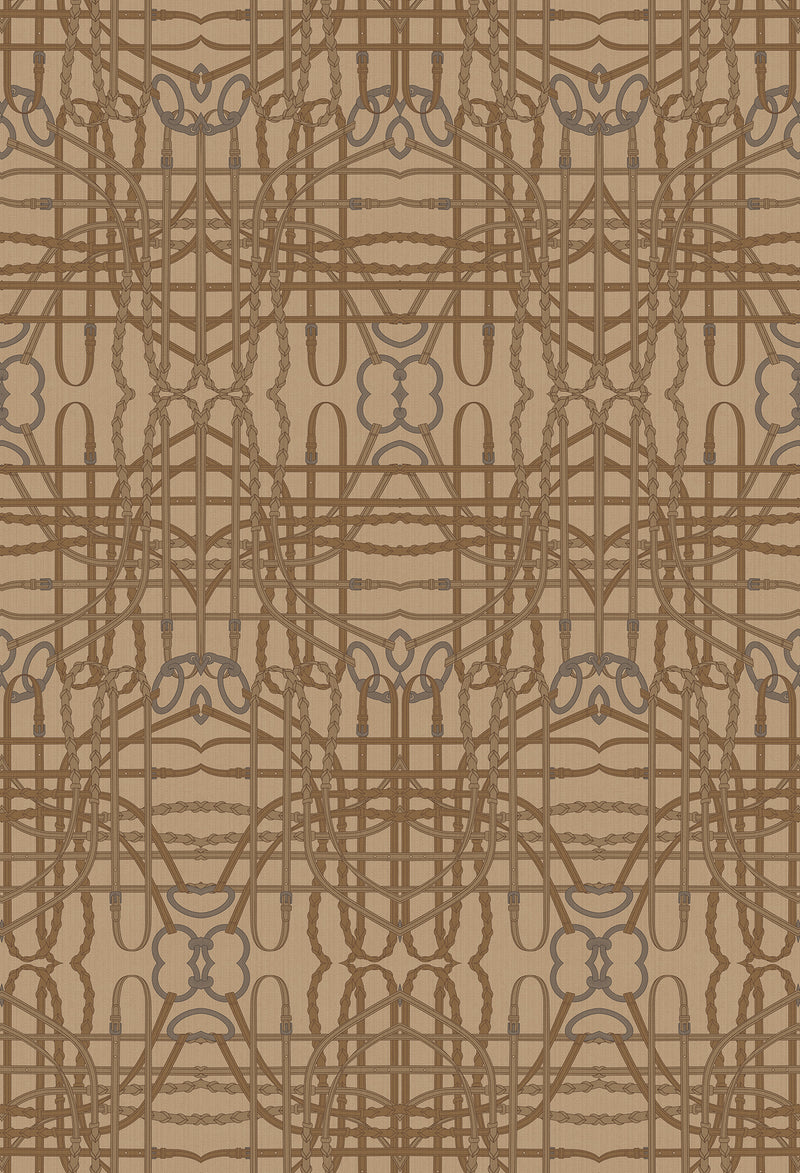 17-09-024-20 Wallpaper Bridle Caramel