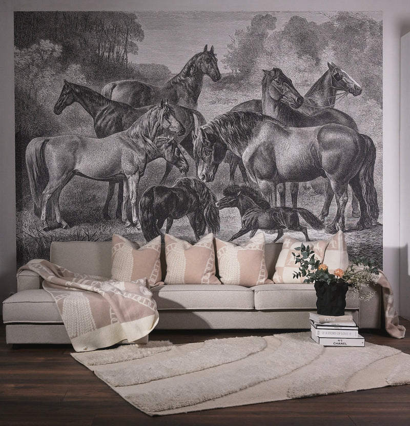 Chain Throw – 100% New Zealand Lambswool linnen beige