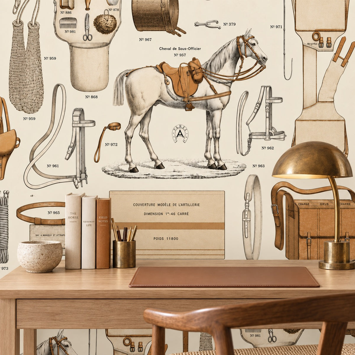 17-09-028-04 Wallpaper Cheval De Paris Xl light