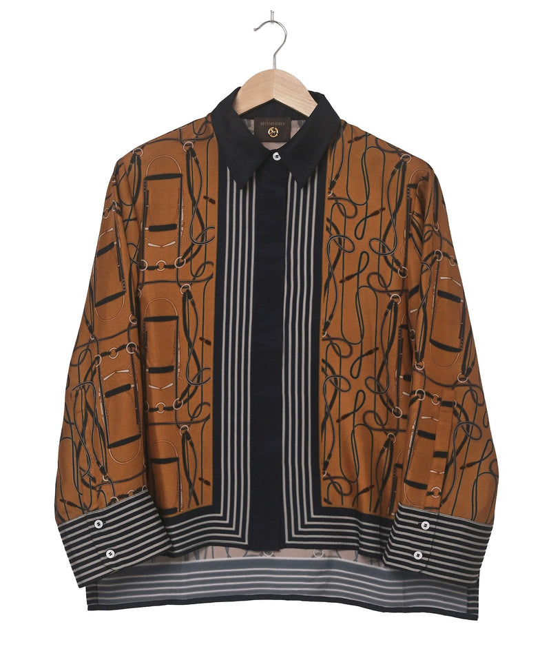 SATIN Shirt Heritage Stripe