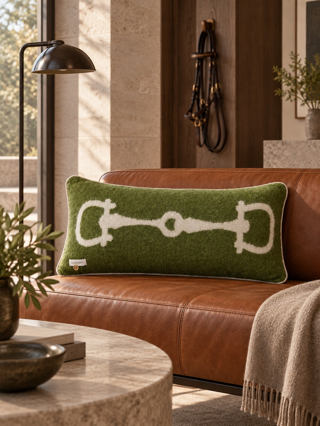 RETRO CUSHION NZ WOOL MOSS