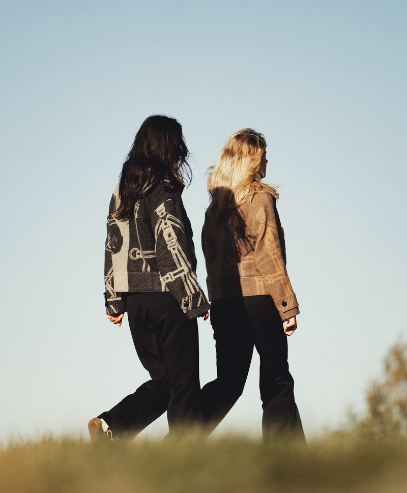 TAILORED HERITAGE BOXY JACKET ANTRACIT & LONTRA