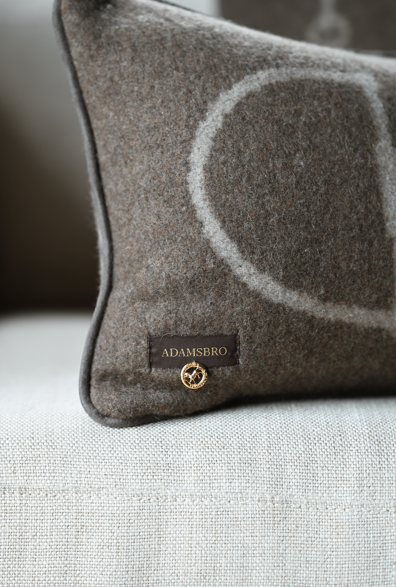 Wool CashmereCushion Classic Mud