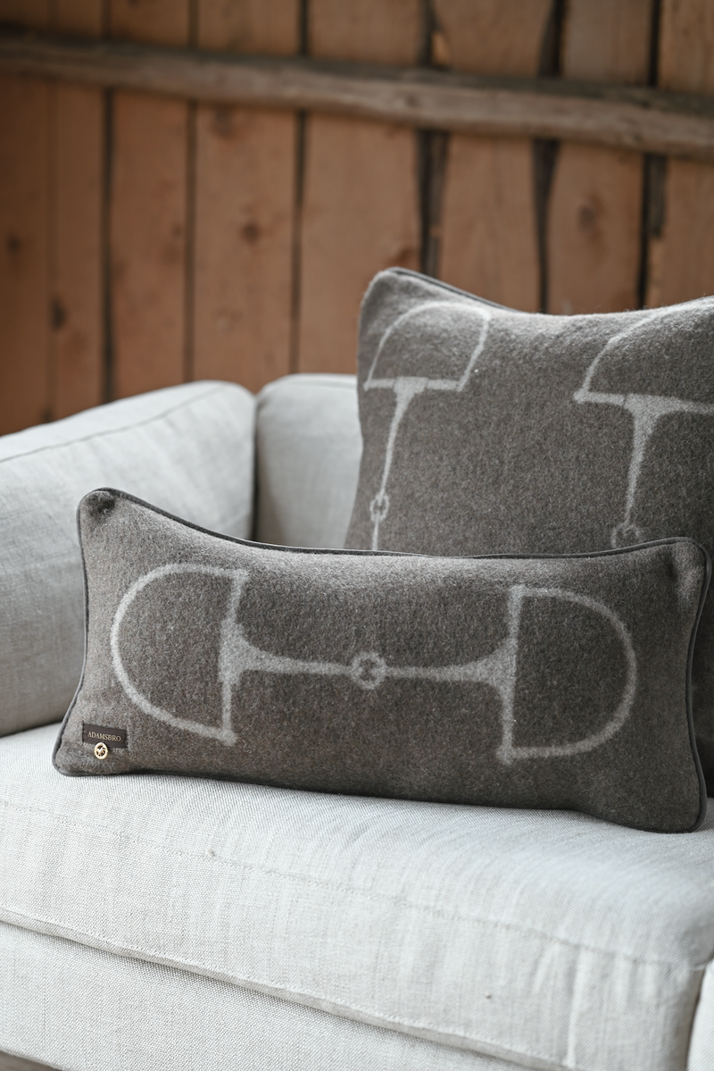Wool CashmereCushion Classic Mud