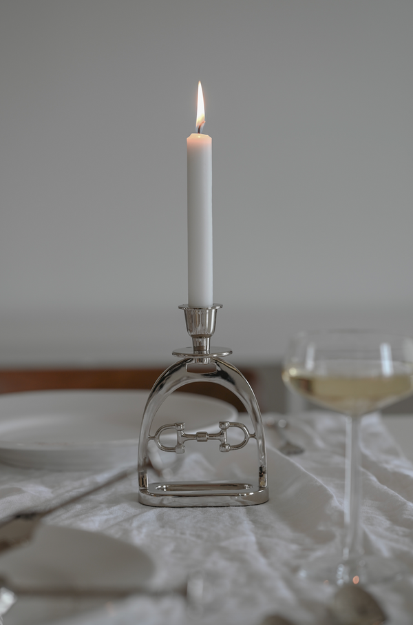 Snaffle Bit Candle Holder Set