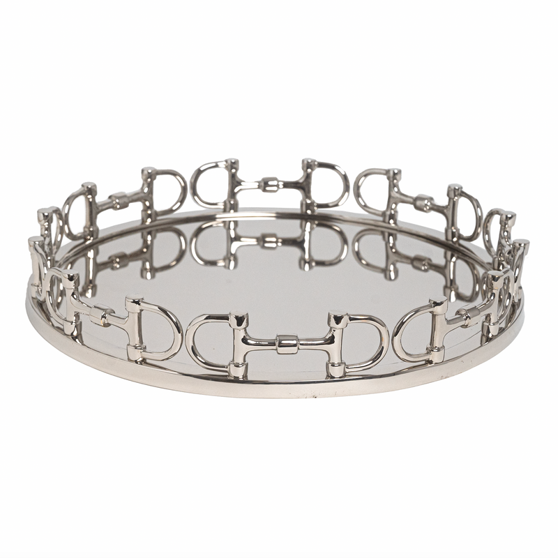 Snaffle Bit Round  Tray