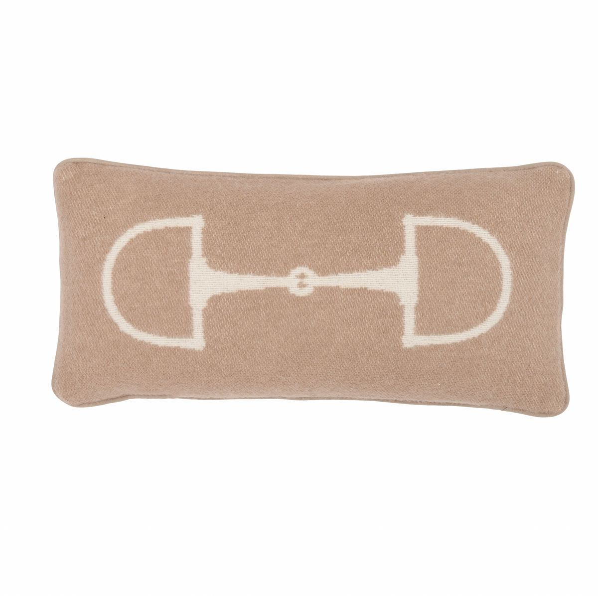 Retro Equestrian New Zealand Lambs Wool Cushion