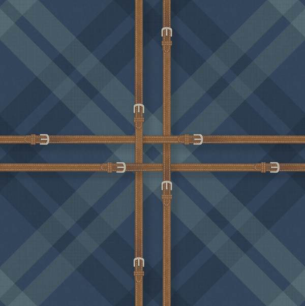 17-09-034-70 Wallpaper Tartan Dark Denim