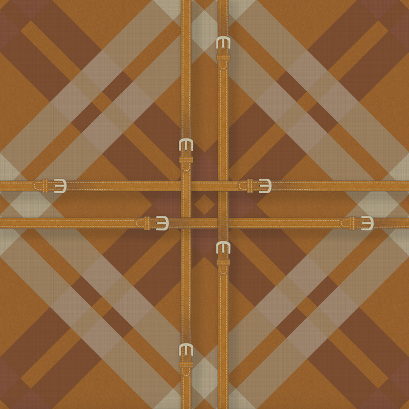 17-09-034-20 Wallpaper Tartan Rust