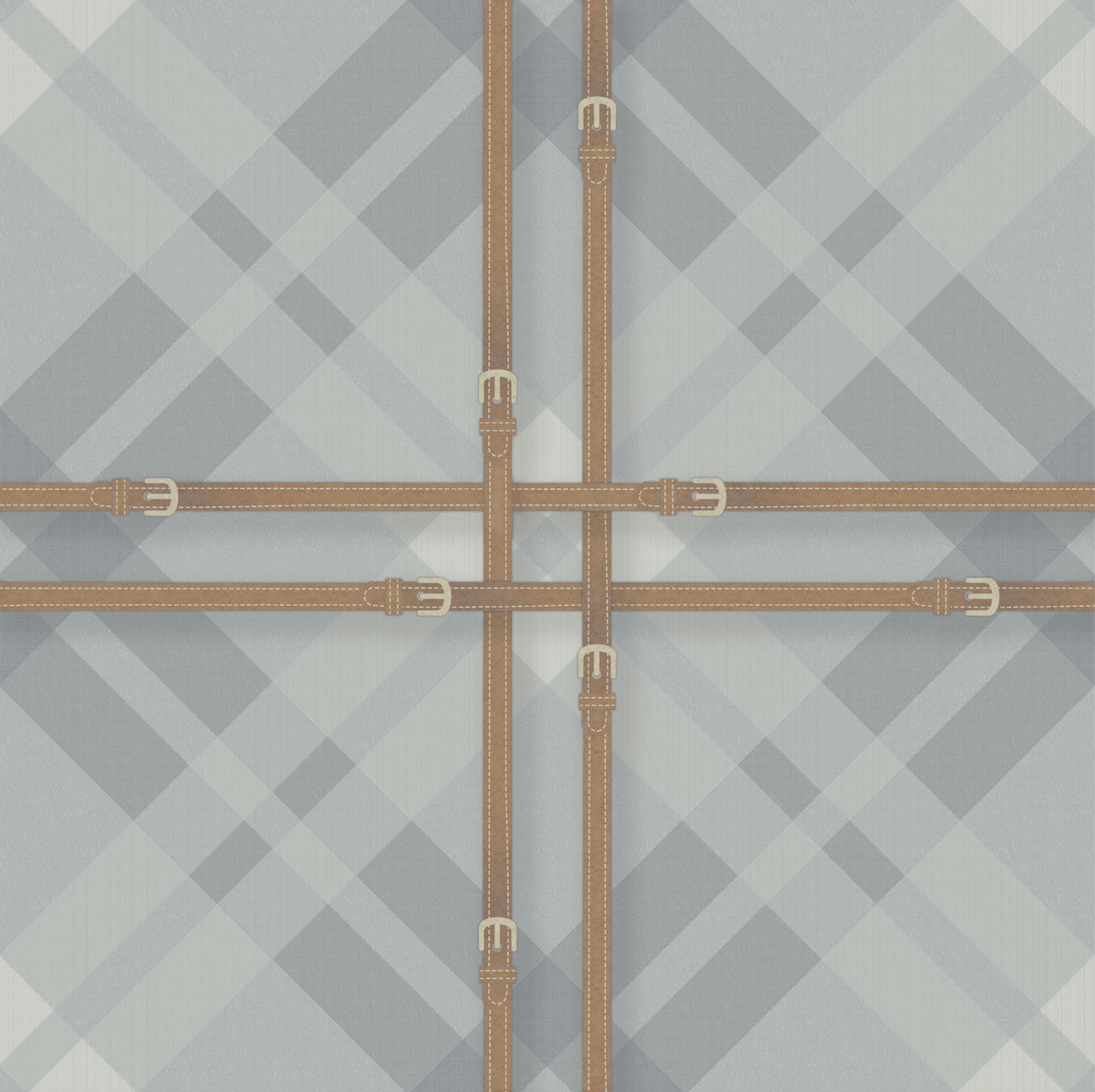 17-09-034-30 Wallpaper Tartan Mirage Grey