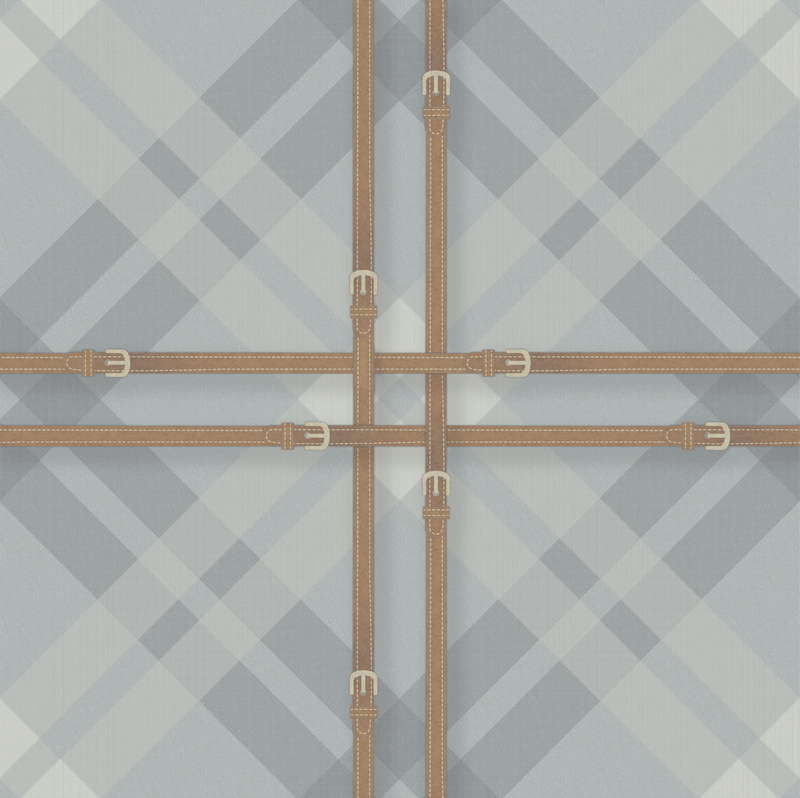 17-09-034-30 /P wallpaper sample Tartan Mirage  Grey