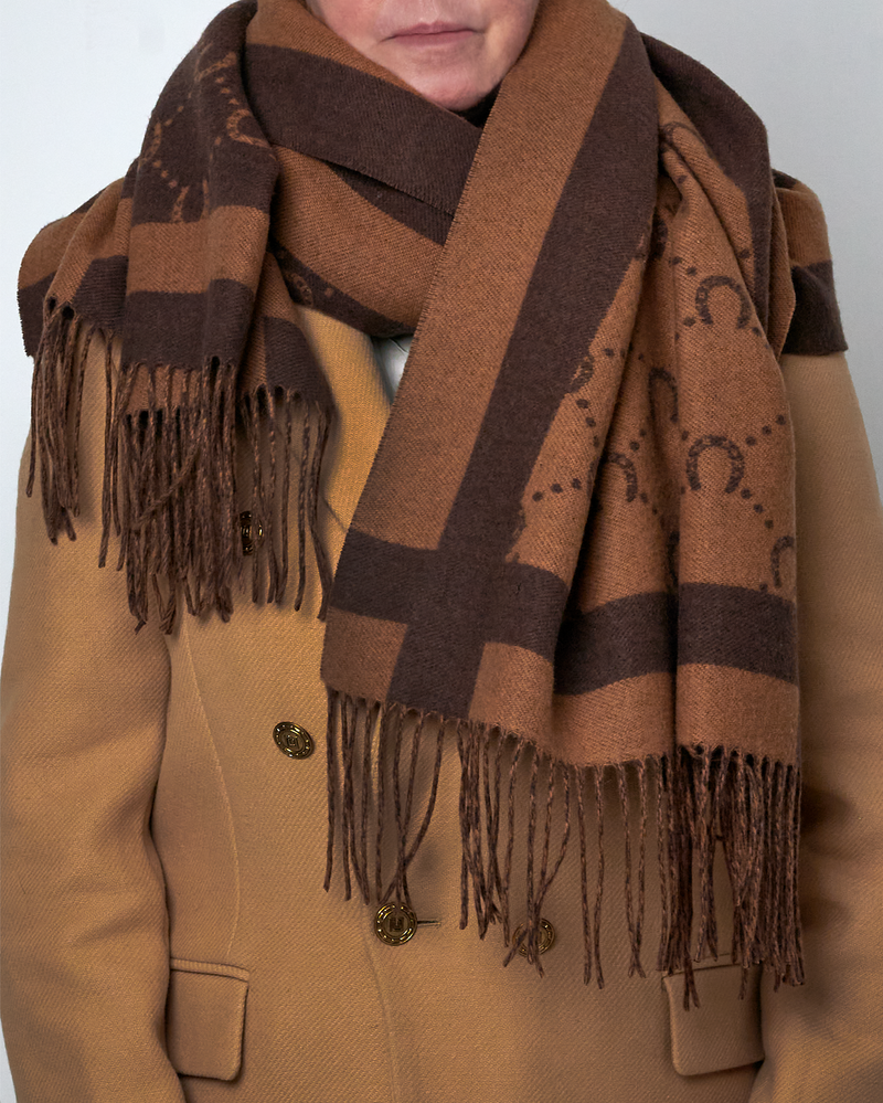SCARF WIDE FIT 100% CASHMERE