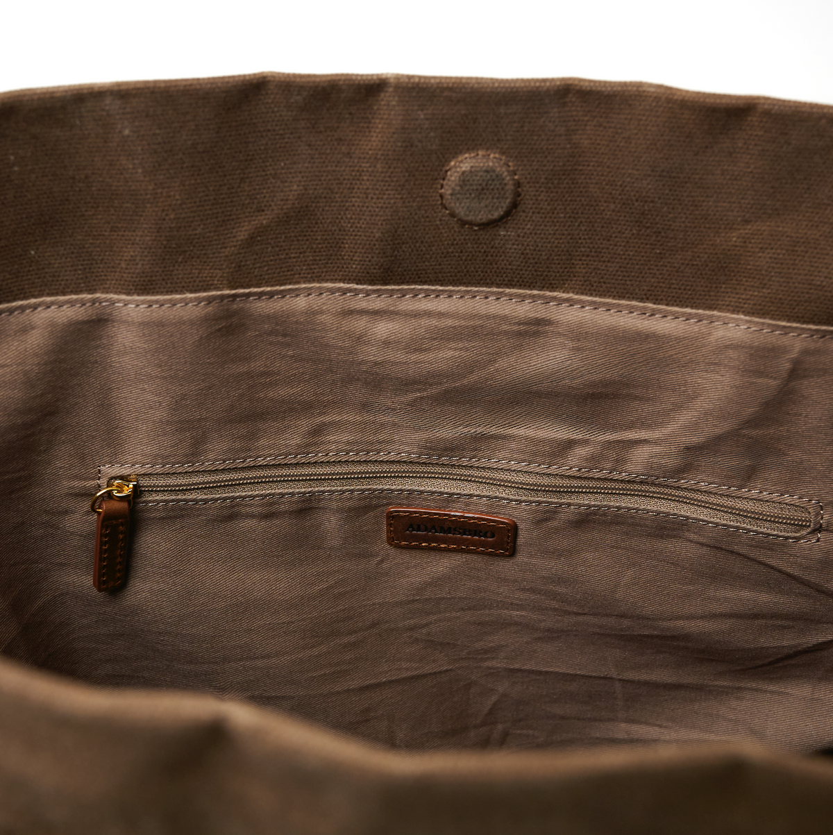 Waxed Cotton Canvas Shopper