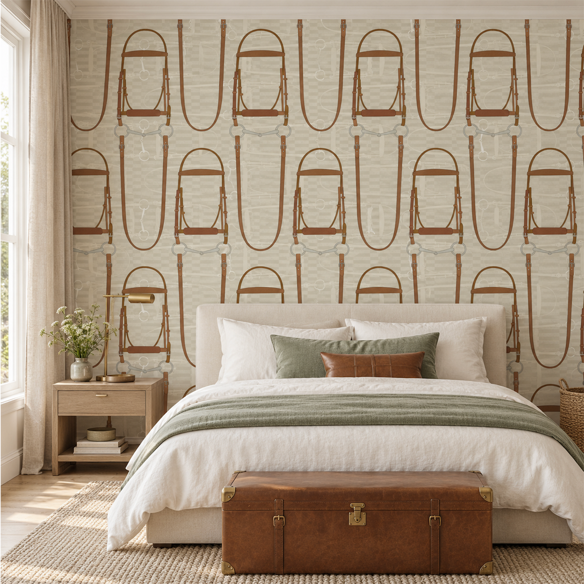 17-09-026-02 Wallpaper Bridle Pistachio