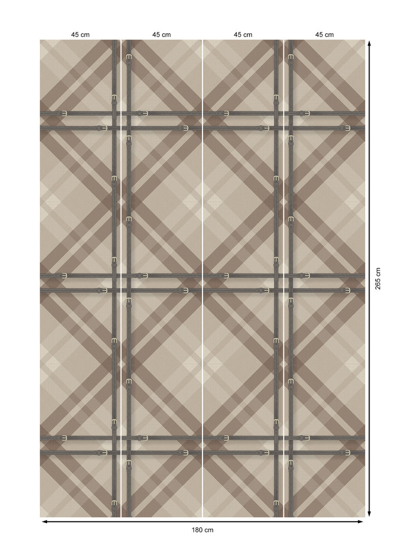 17-09-034-04 Wallpaper Tartan Doeskin