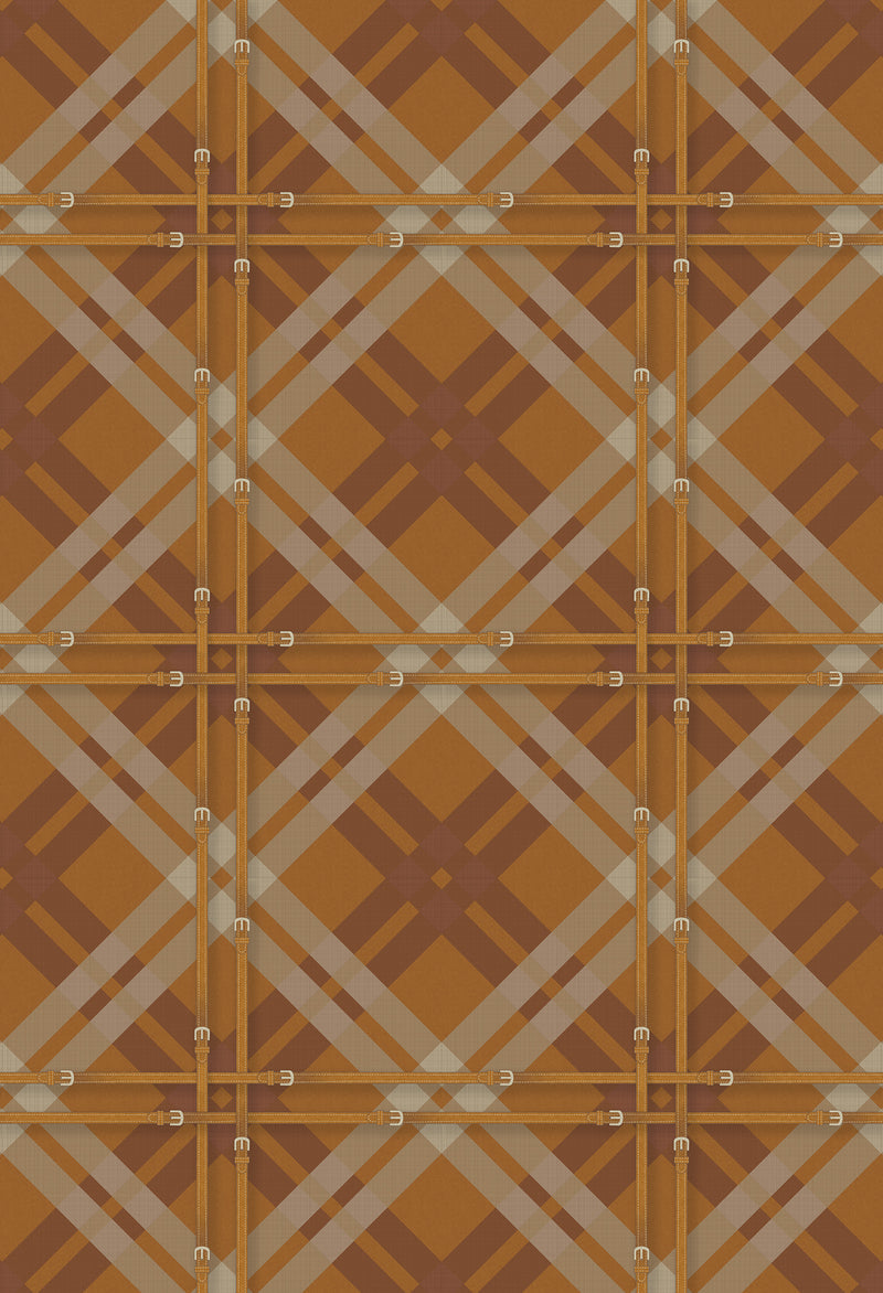 17-09-034-20 Wallpaper Tartan Rust