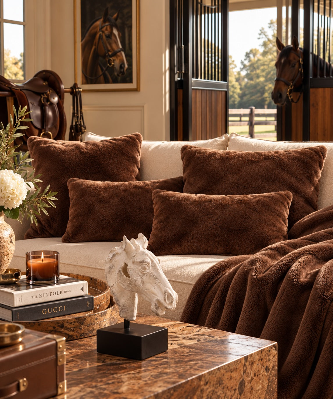 Faux fur Cushion