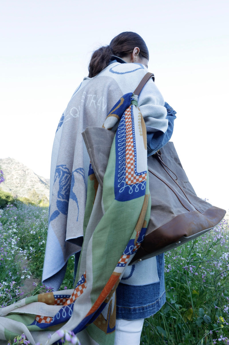 CASHMERE SCARF OLD SADDLE