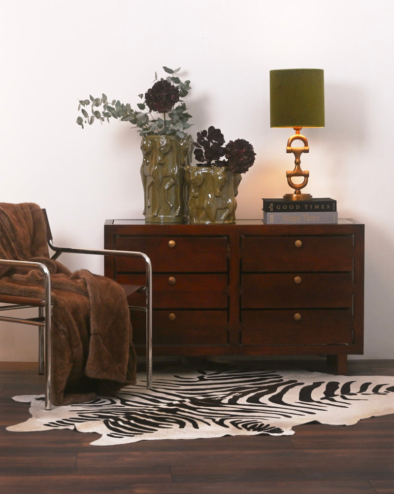 BIT Lamp stand Brass including Green Shade.