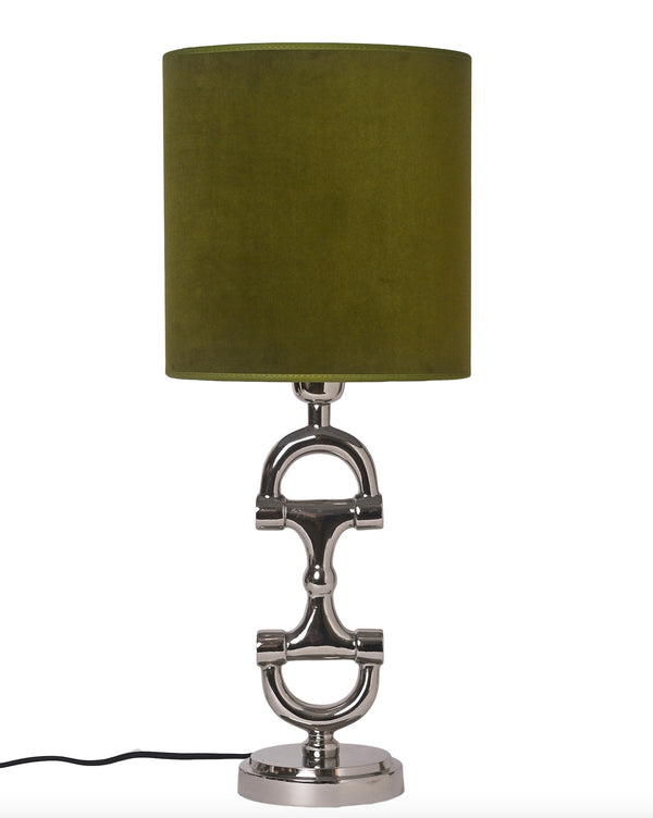 BIT Lamp stand Silver including Green Shade.