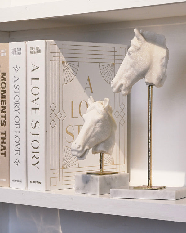 Raised Marble Horse