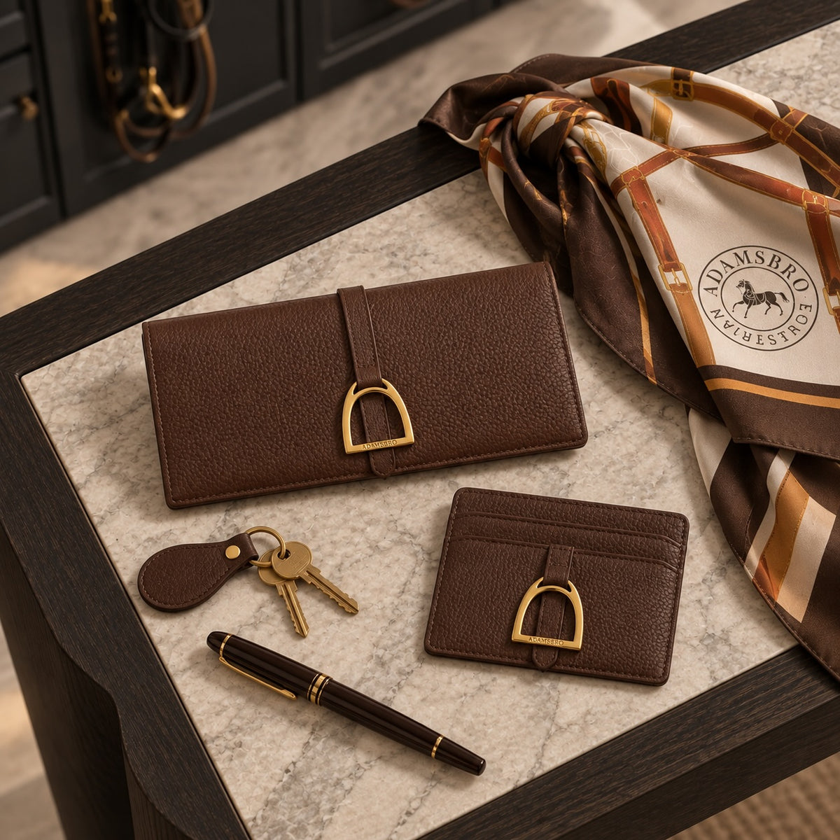 Stirrup Wallet Brown- Genuine Leather