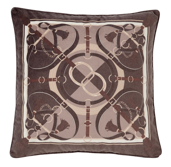 CUSHION EQUILUSSO SOFT BROWN