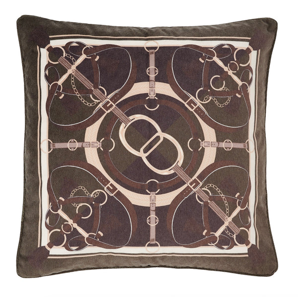 CUSHION EQUILUSSO OLIVE