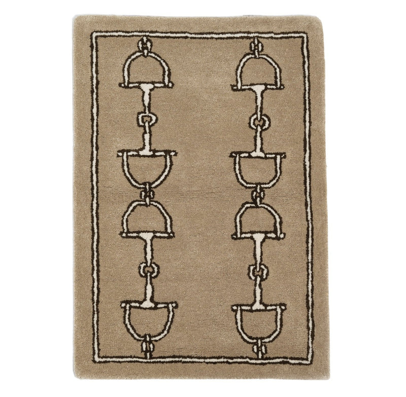 RUG Beige 100% wool