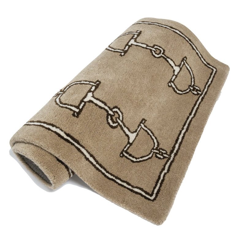 RUG Beige 100% wool