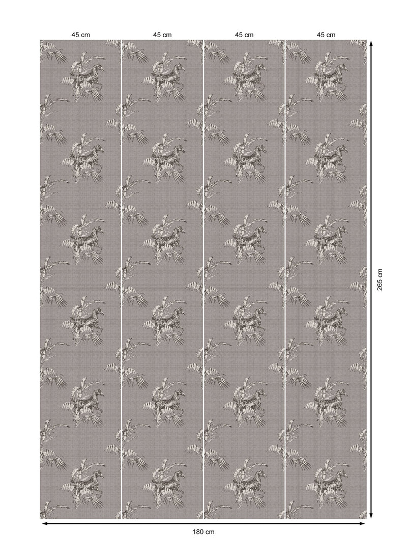 17-09-020-30/P wallpaper sample New Horse Taupe
