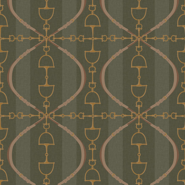 17-09-021-60/P wallpaper sample Bite Luxury Oliv