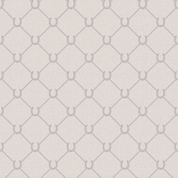 17-09-022-00 WALLPAPER NEW HORSE SHOE OFFWHITE