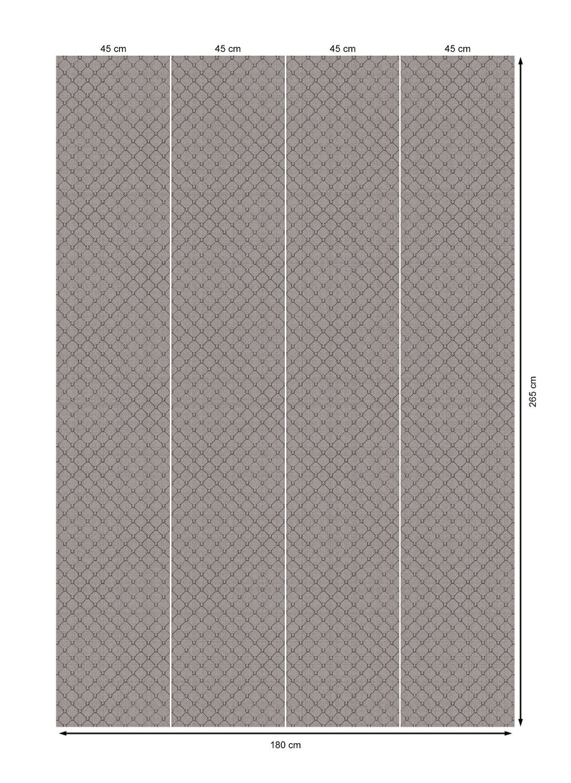 17-09-022-30/P wallpaper sample New Horseshoe Taupe