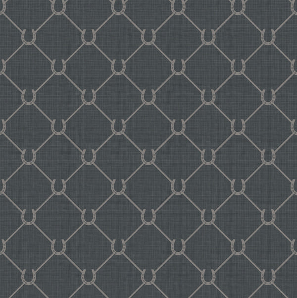 17-09-022-50/P wallpaper sample New Horseshoe Dark Gray