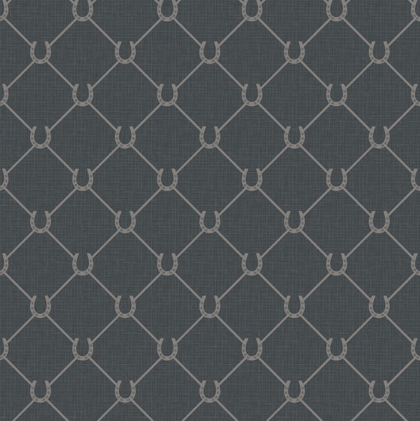 17-09-022-50/P wallpaper sample New Horseshoe Dark Gray